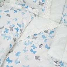 Постільний комплект 7 ел Twins Romantic Spring collection 4027-TRS-401, Butterfly white